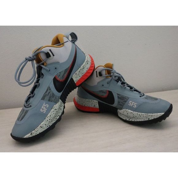 Nike CK9951 Men's Sz 8 Women's 9.5 Gray/Gold/Black React SFB Carbon Shoes $165 - Picture 1 of 9